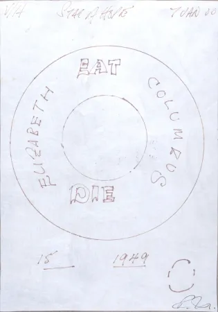 Monotipia Indiana - Star of Hope Study #1, 2000