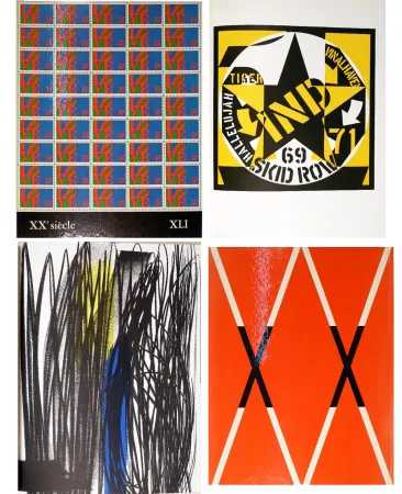 Livro Ilustrado Indiana - XXe SIÈCLE (nouvelle série). n° 41 (XLI). US Art II. Panorama 73**. XXXIIIe année. Décembre 1973 (H. Hartung, R. Indiana)