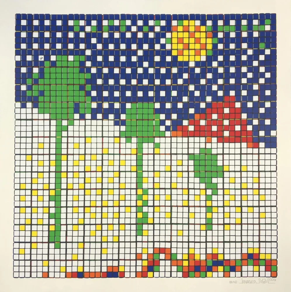 Serigrafia Invader - Boys Don’t Cry