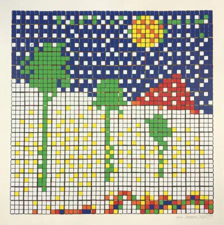 Serigrafia Invader - Boys Don’t Cry