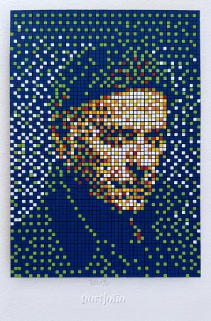 Gravura Digital Invader - Enki Bilal x Portfolio, 2024