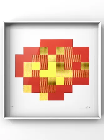 Serigrafia Invader - Explosion