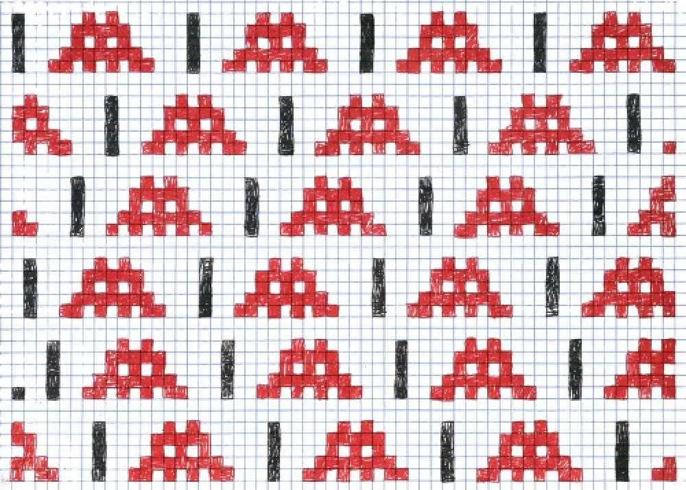 Serigrafia Invader - Homeworks