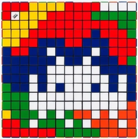 Sem Técnica Invader - Rubik Camouflage