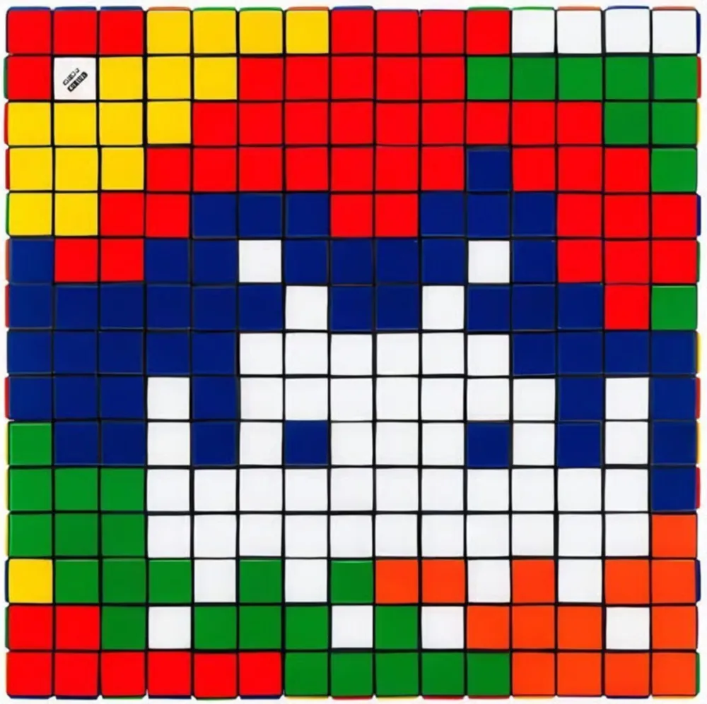Múltiplo Invader - Rubik Camouflage NVDR1-2