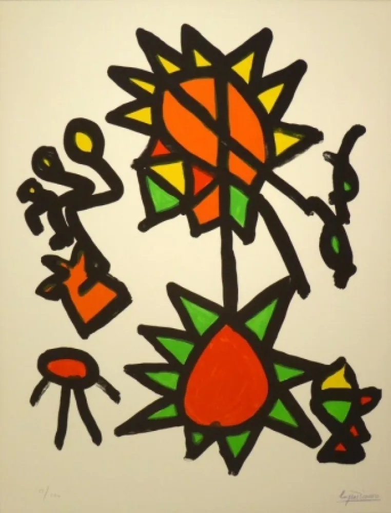 Litografia Ionesco - Des Ronds et de Carrés