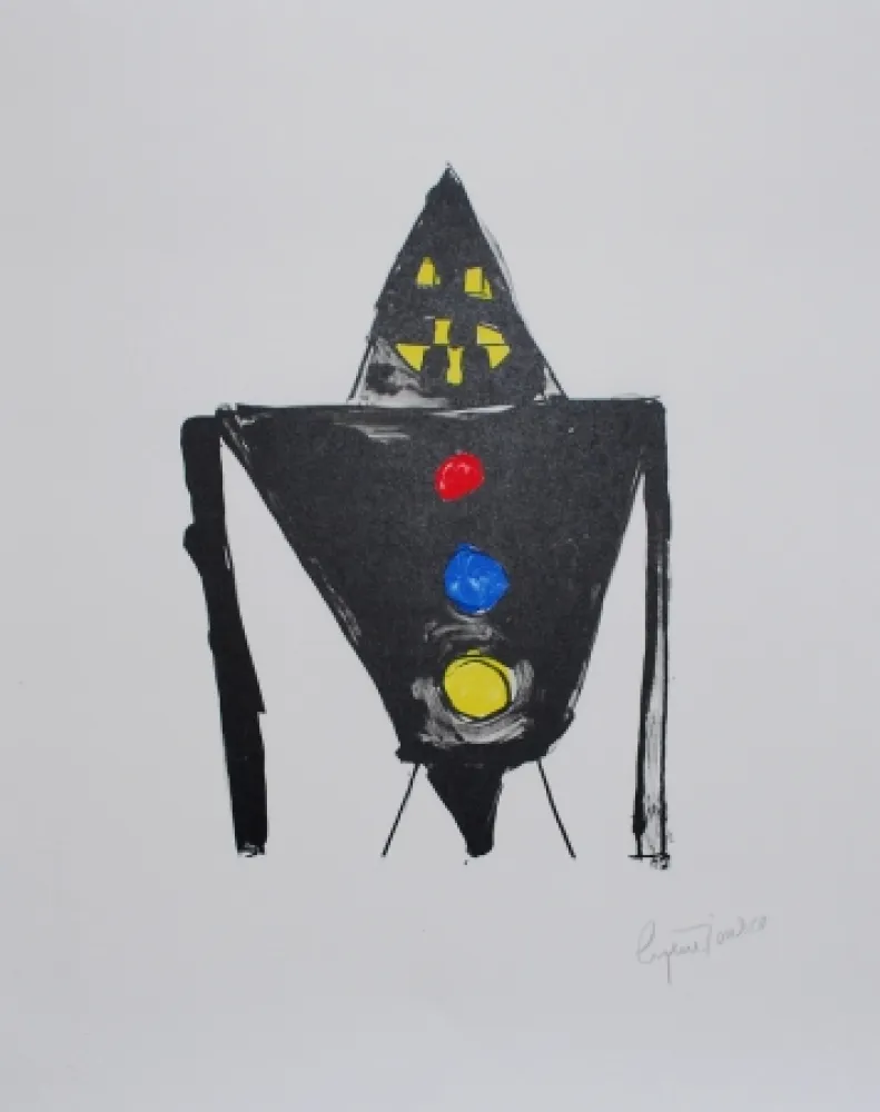 Litografia Ionesco - Le chevalier noir