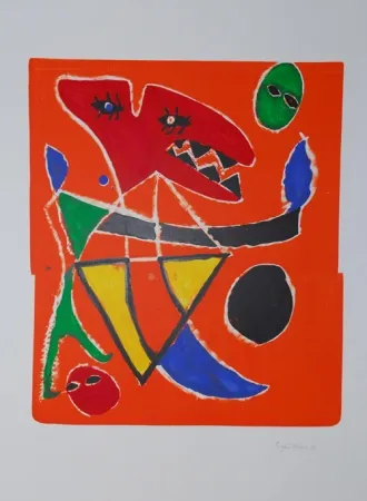 Litografia Ionesco - Le mordant