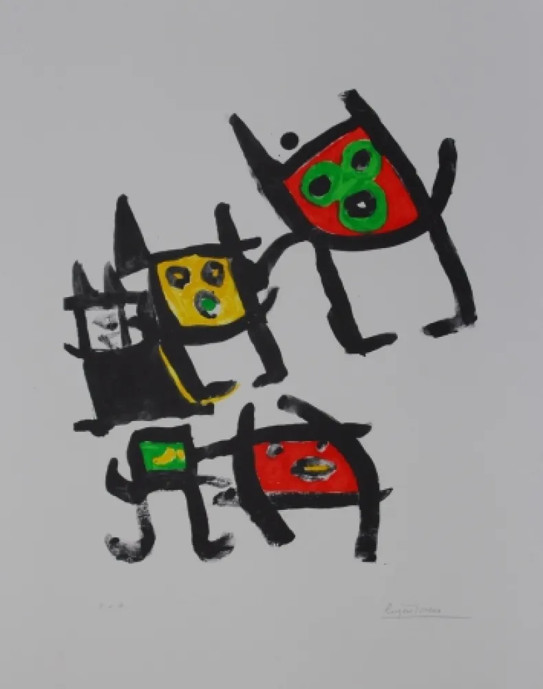 Litografia Ionesco - L'enfance de lart