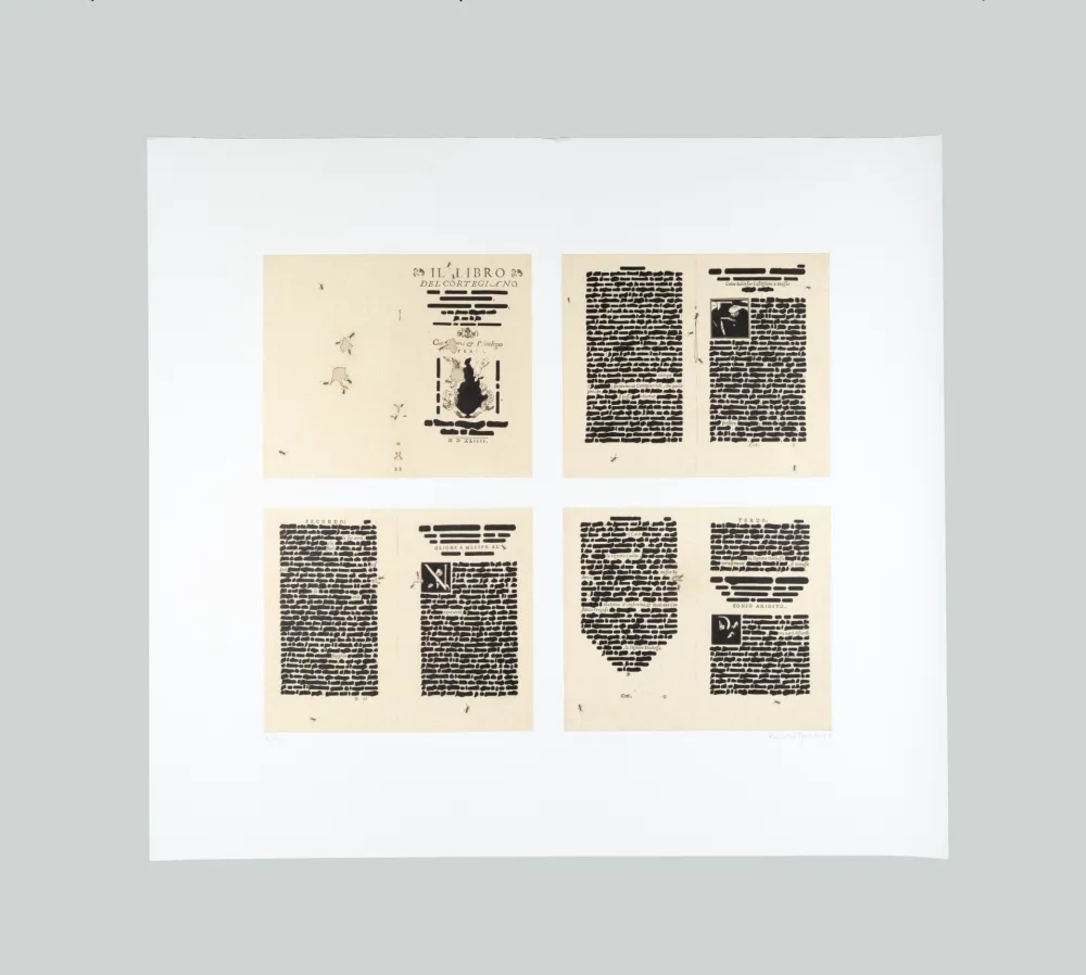Água-Forte E Água-Tinta Isgro - Il libro del Cortegiano