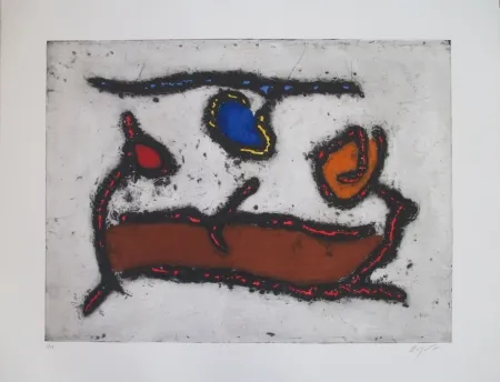 Água-Forte Jacobsen - La Seine - Le Barque