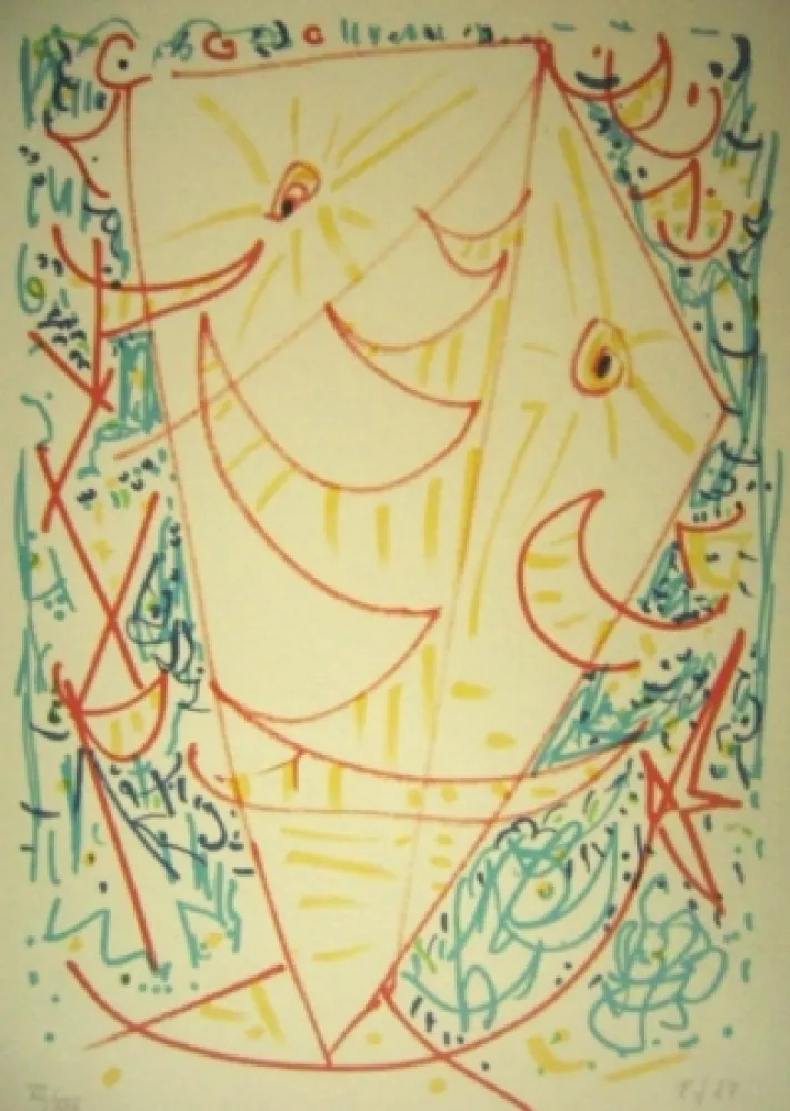 Litografia Jacobsen - Maske