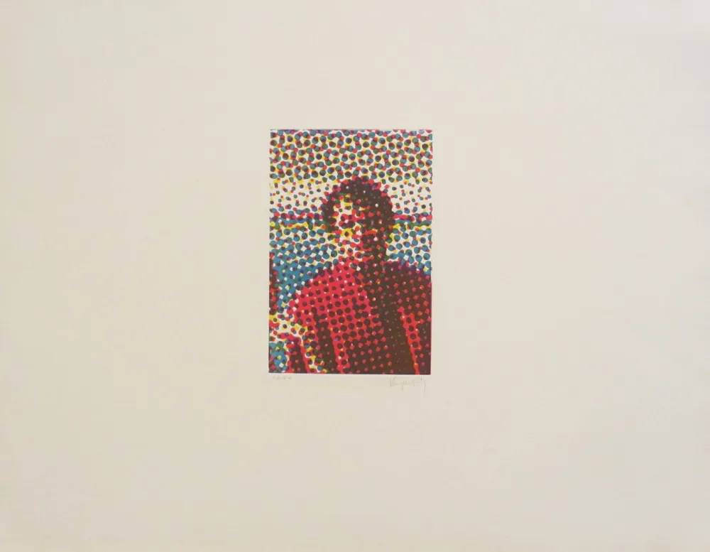 Água-Forte E Água-Tinta Jacquet - Portrait de Mario Schifano