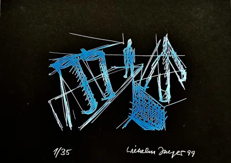 Serigrafia Jaeger - Begegnungen Blau