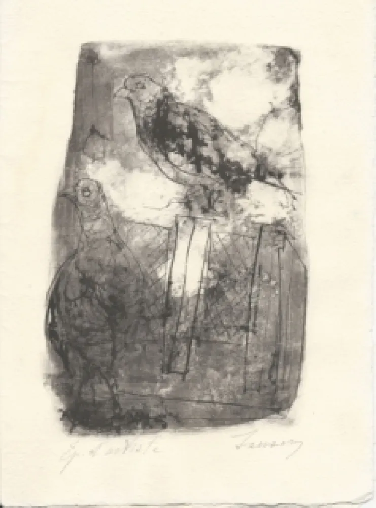 Litografia Jansem - Pigeons
