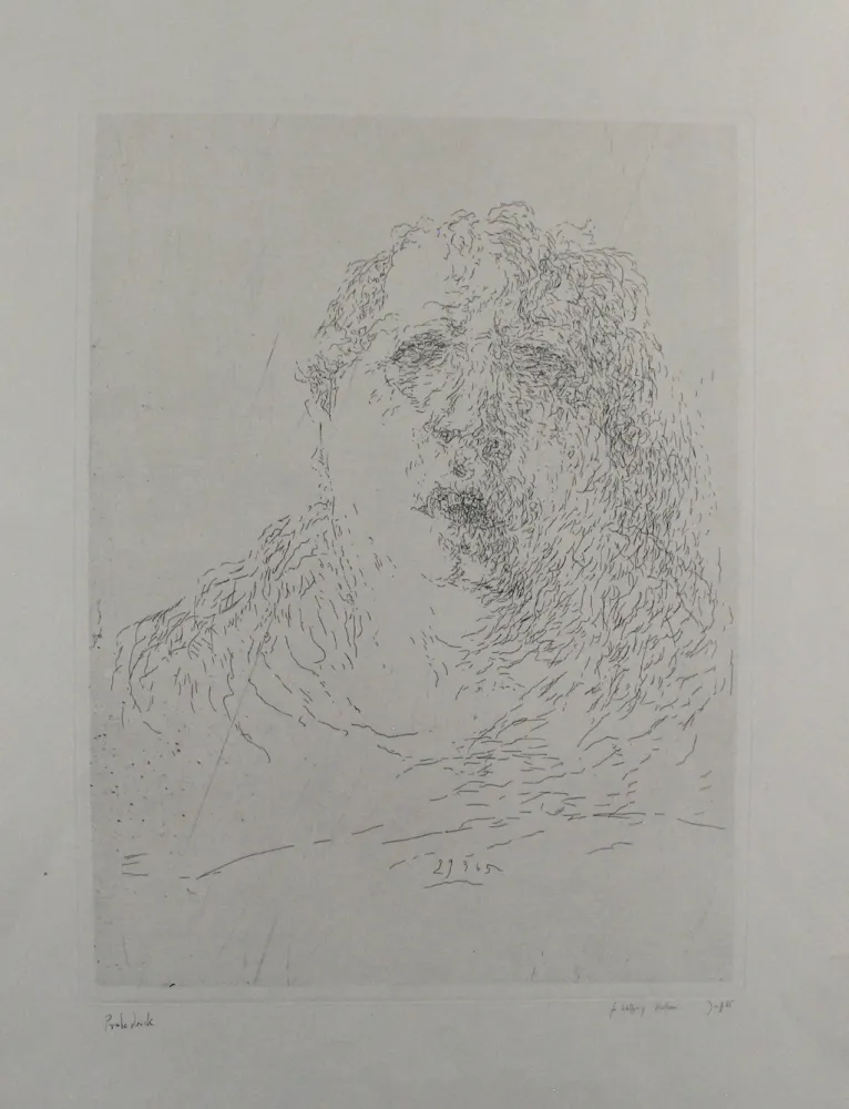 Gravura Janssen - Selbst am 29.3.1965