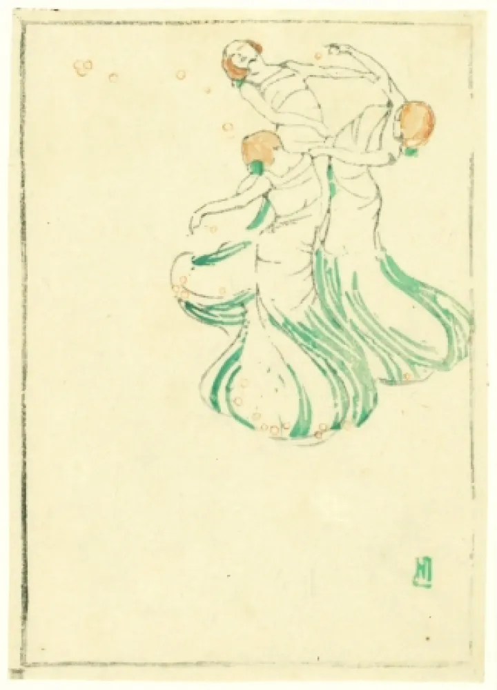 Xilogravura Jarke - Spring