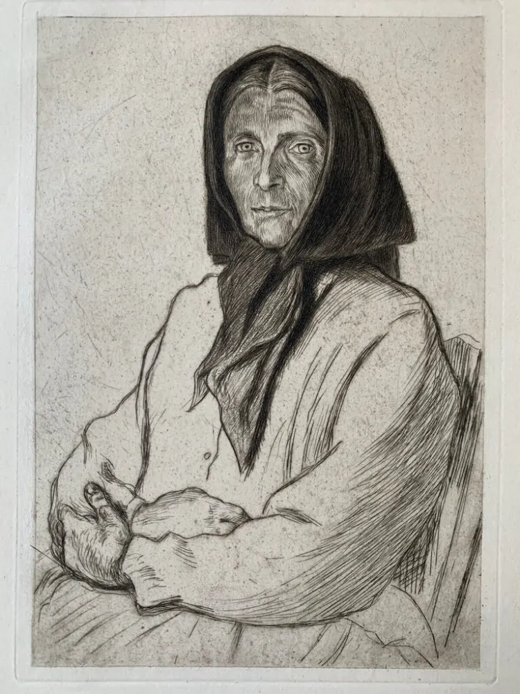 Gravura Jeanniot - Paysanne