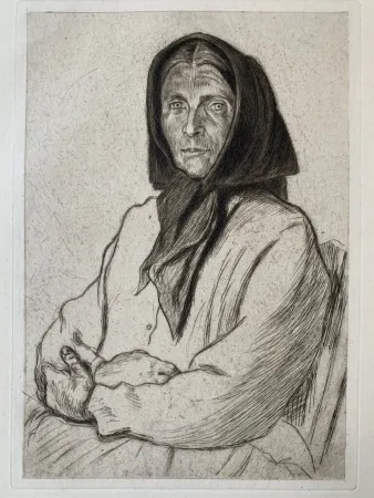 Gravura Jeanniot - Paysanne