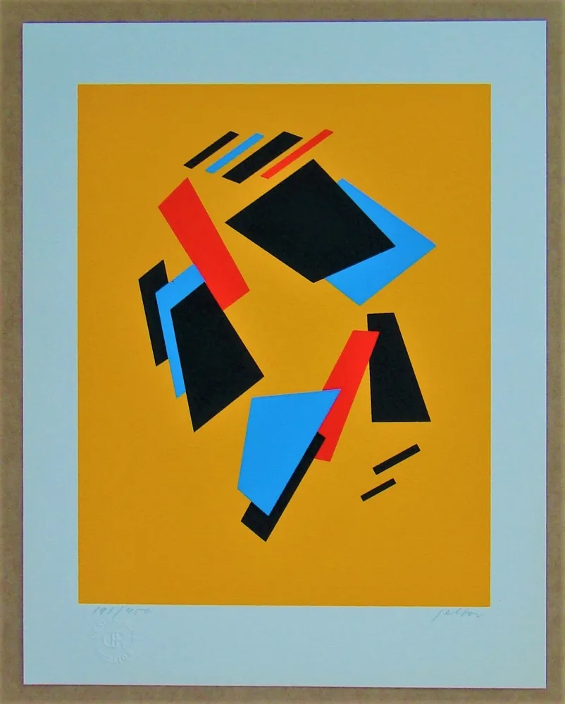 Serigrafia Jeltov - Composition  Moscou-Paris