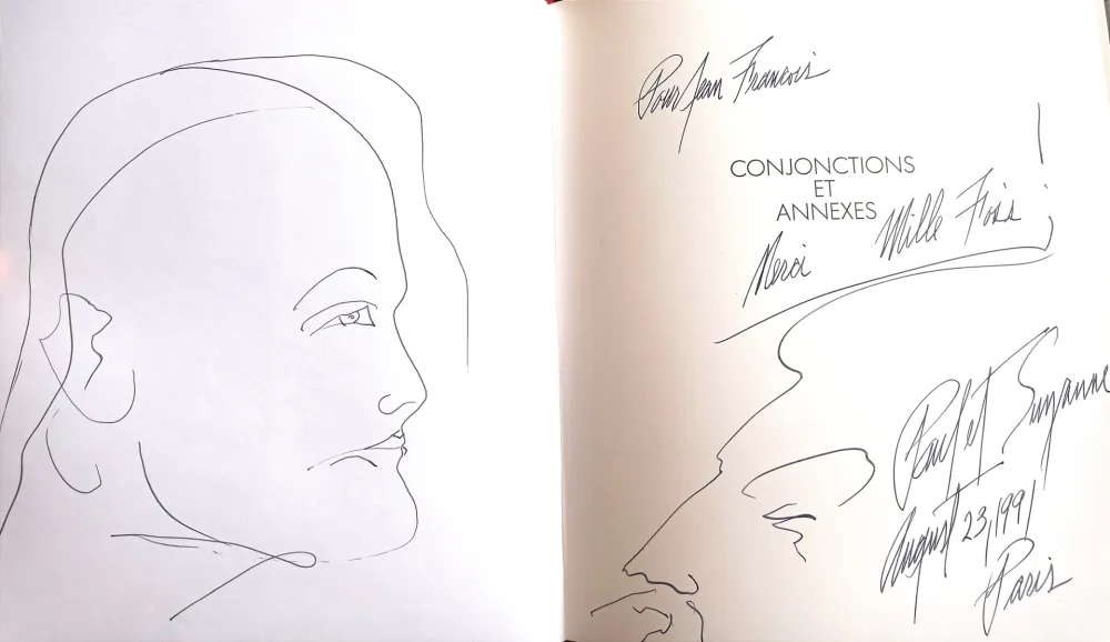 Sem Técnica Jenkins - Two Portraits in Ink, signed and dated - Conjonctions et Anexes, 1991