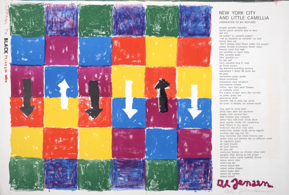 Litografia Jensen - Little Camelia, 1964