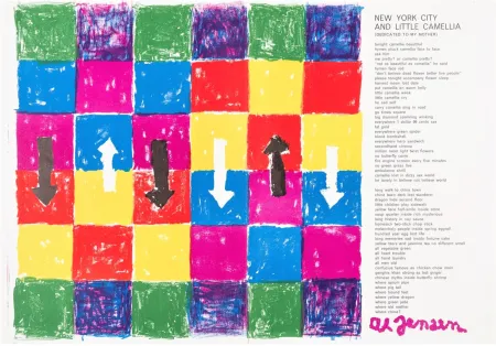 Litografia Jensen - New York City and Little Camellia