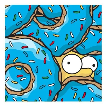 Serigrafia Jerkface - Donut Mobile (Blue Raspberry)