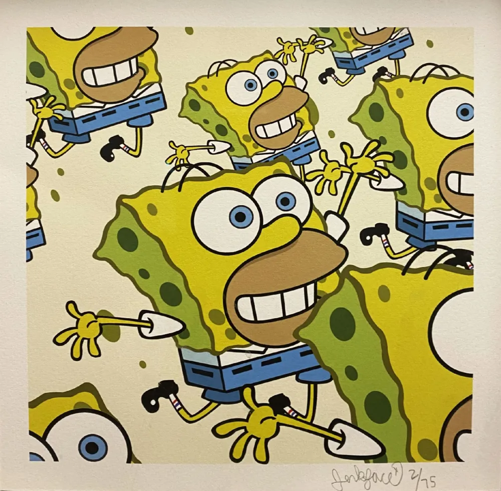 Serigrafia Jerkface - Homerbob Spécial Edition