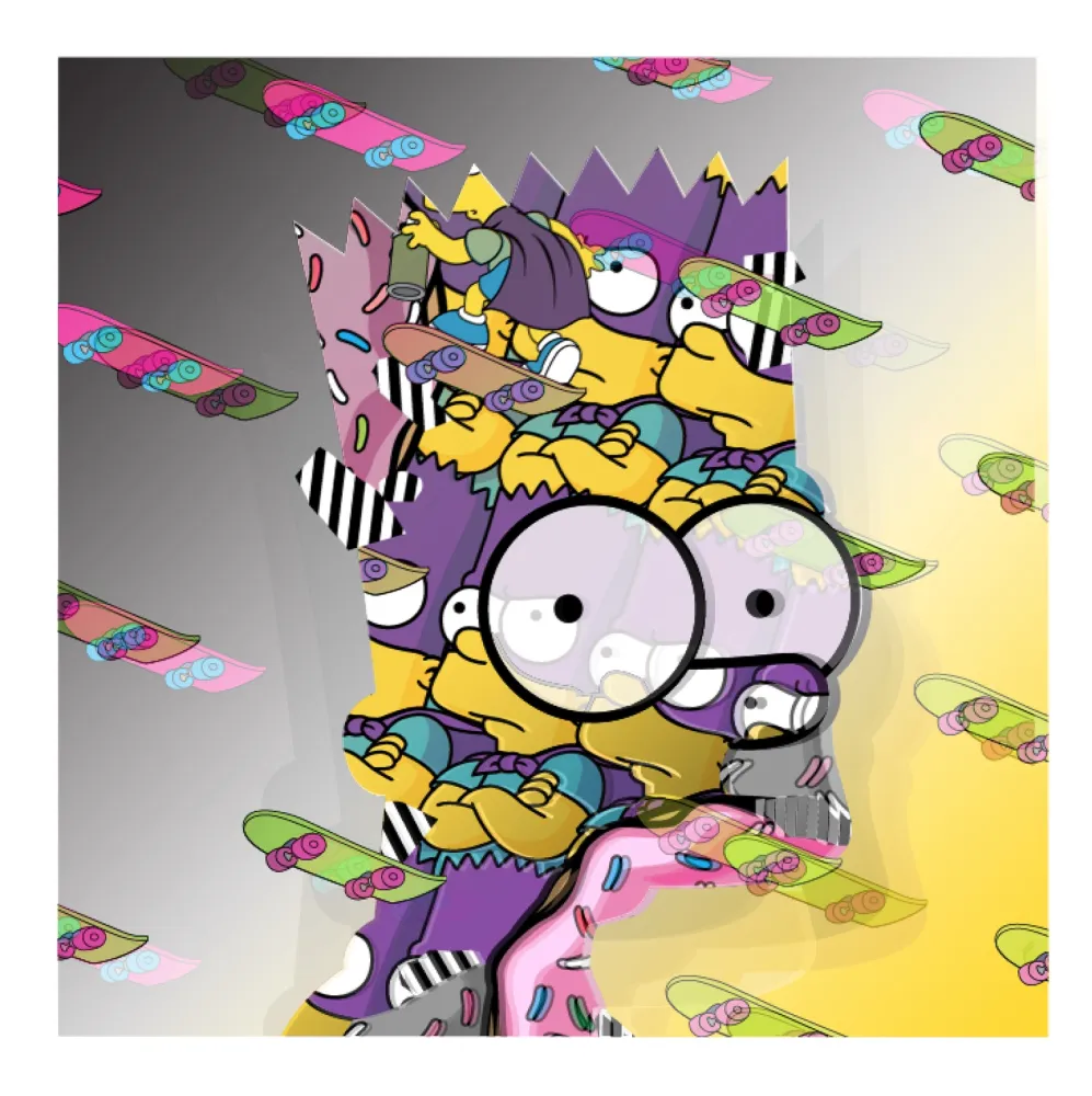 Serigrafia Jerkface - Nollie Front Foot Flip(Lenticular)