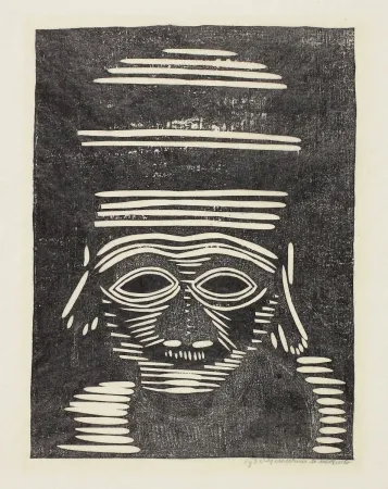 Xilogravura Jessurun De Mesquita - Fantasie