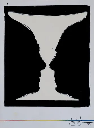 Litografia Johns - Cup two Picasso