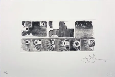 Água-Tinta Johns - Untitled from the Artist for Obama Portfolio