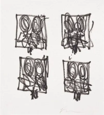 Gravura Johnson - Untitled (Anxious Man)