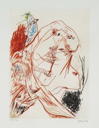 Água-Forte E Água-Tinta Jorn - Anémone progressiste