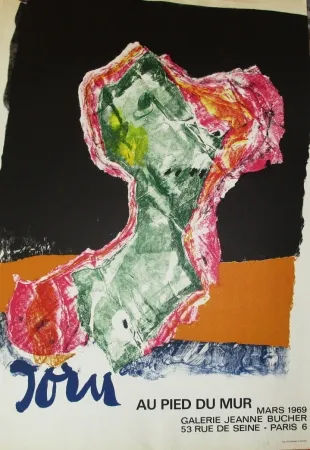 Cartaz Jorn - Au pied du mur