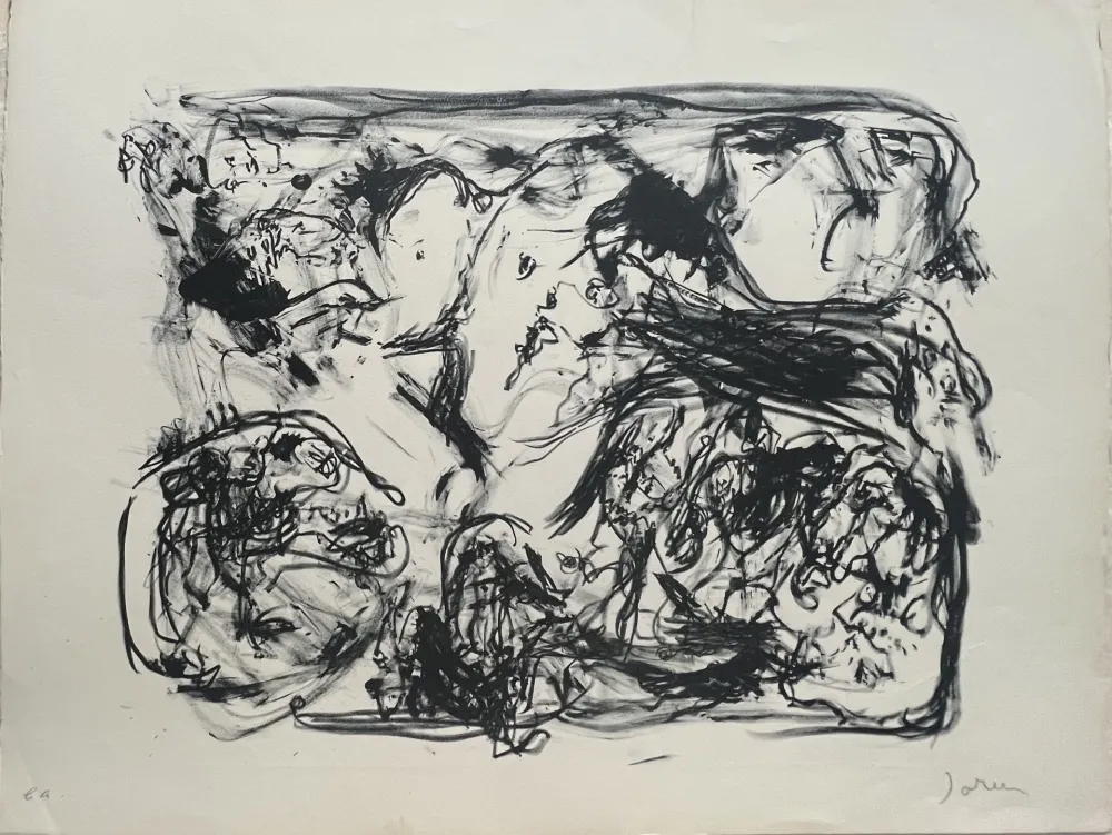 Litografia Jorn - Composition, Exemplaire d'artiste. EA