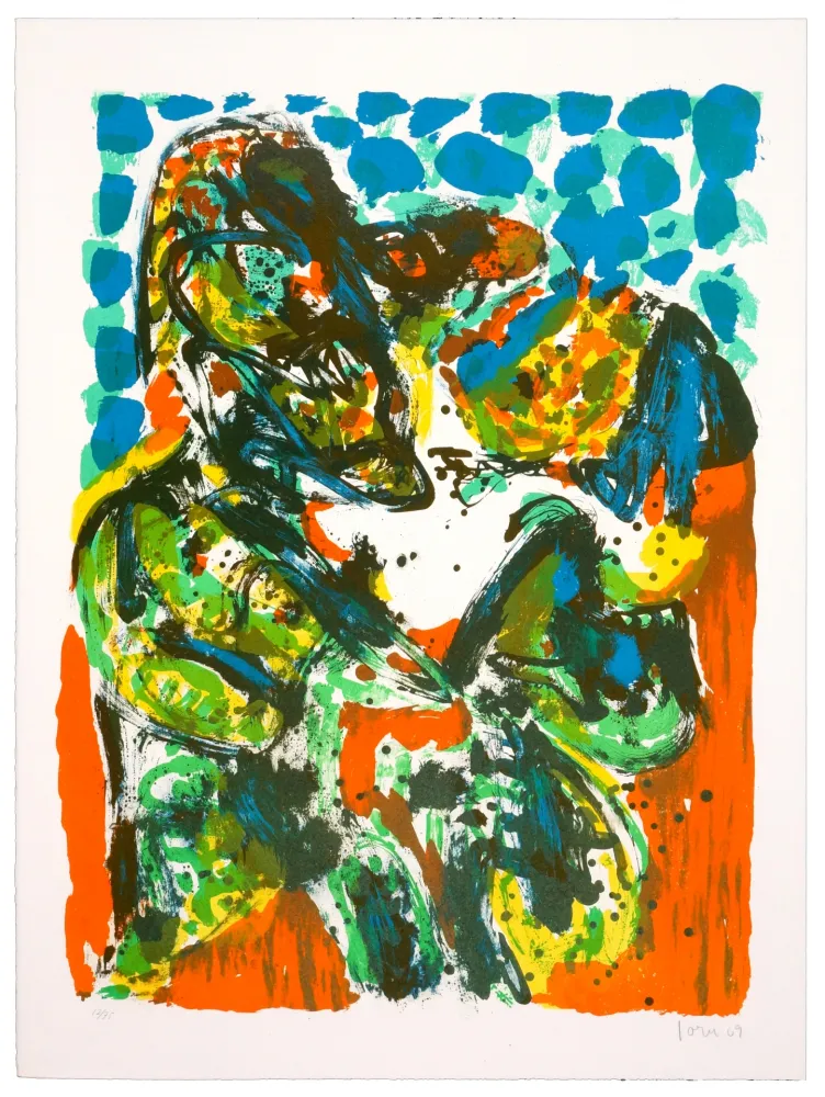 Litografia Jorn - Confusion diplomatique