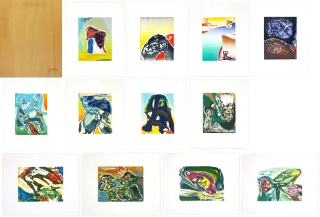 Xilogravura Jorn - Etudes et surprises