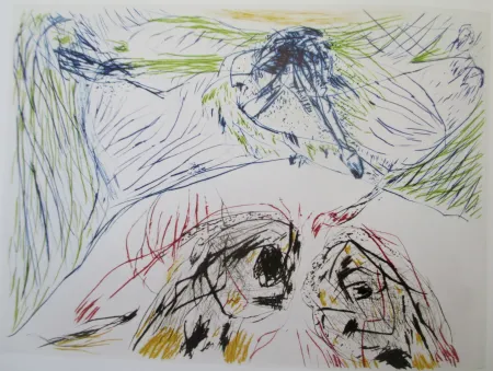 Gravura Jorn - Hibou Sortilege