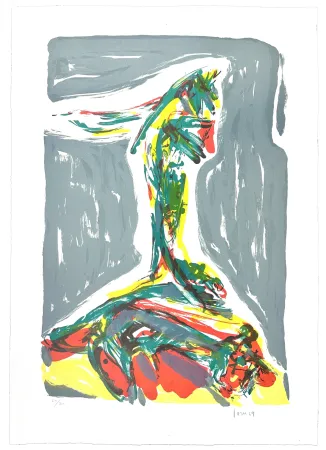 Litografia Jorn - Jubilation Larmoyennageuse