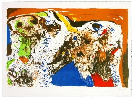 Litografia Jorn - La fête des morts