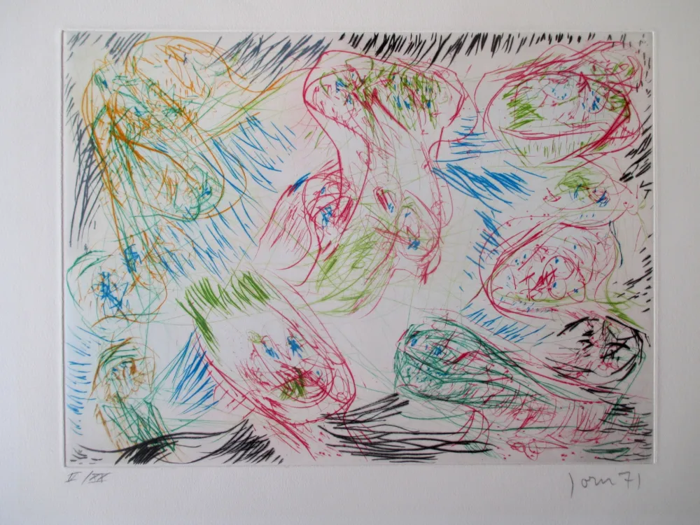 Gravura Jorn - La sortie joyeuse