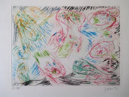 Gravura Jorn - La sortie joyeuse