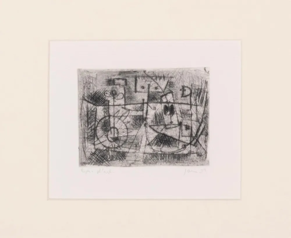 Água-Forte Jorn - La Tete Carrée