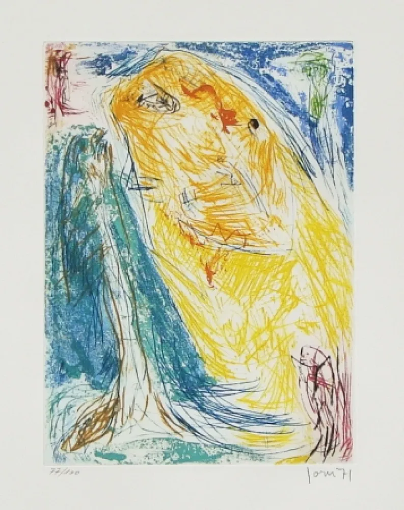 Água-Forte E Água-Tinta Jorn - Le Tournedos canari