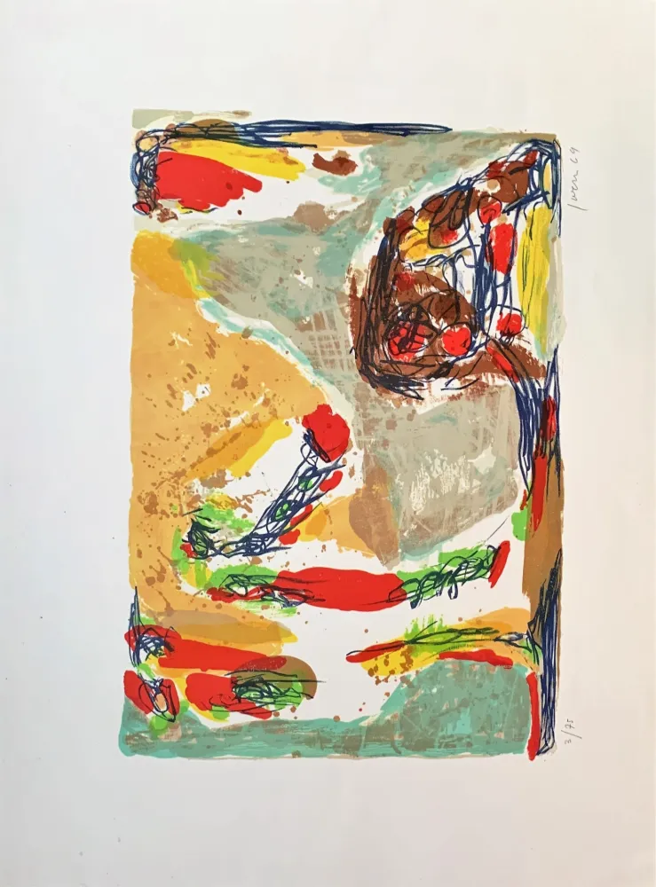 Litografia Jorn - Sans titre 