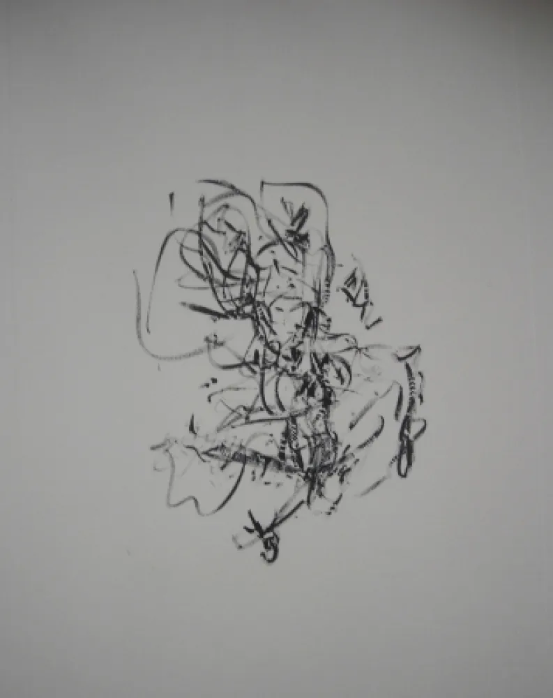 Litografia Jorn - Un cruccio da poco