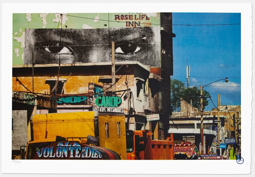 Litografia Jr - Inside Out, Haiti, 2012