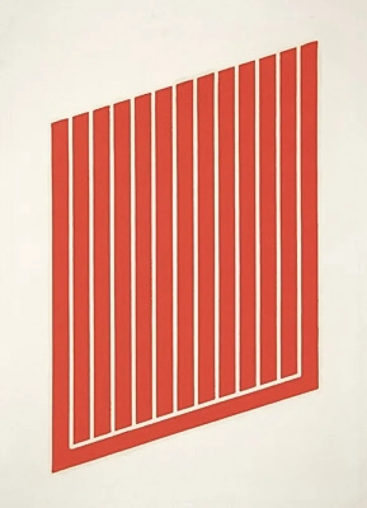 Xilogravura Judd - Ohne Titel (Block 2-L)